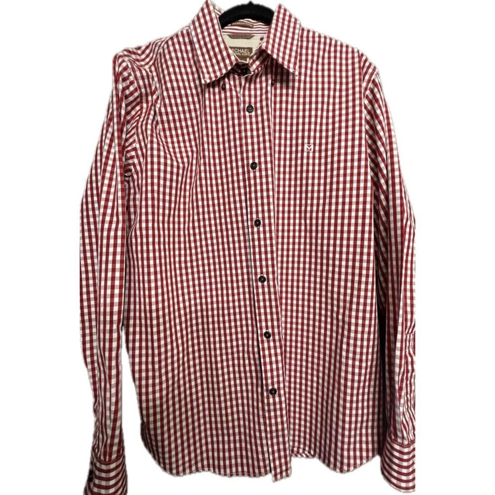 Michael kors redand white checkered